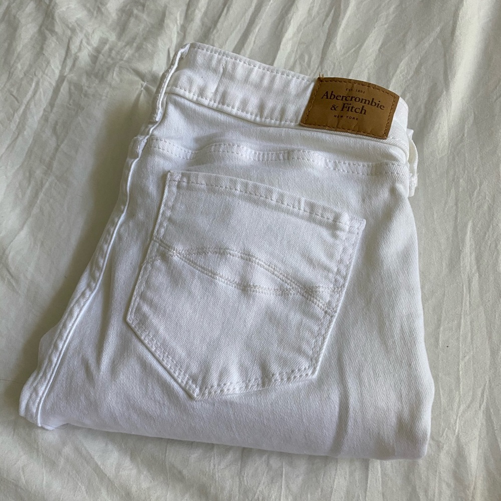 Abercrombie & Fitch White Jeans